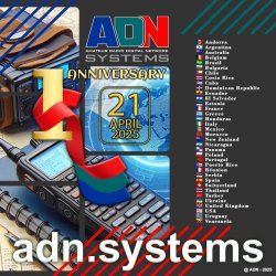 Радиолюбительской DMR сети ADN Systems сегодня исполнился год