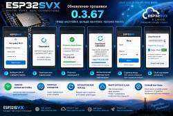ESP32SVX 0.3.67: удобная первая настройка, выбор Cloud и понятные экраны подключения