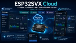 ESP32SVX получил облачное управление, PWA и безопасное восстановление доступа